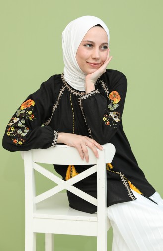 Blouse Noir 21204-01