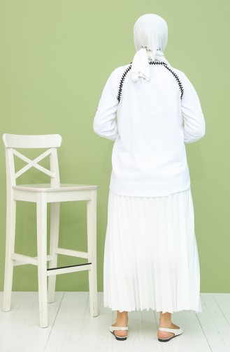 Blouse Blanc 21204-03