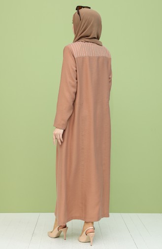 Abayas Couleur brique 0441-05