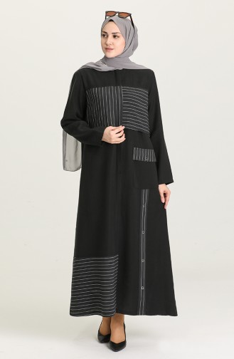 Schwarz Abayas 0448-06