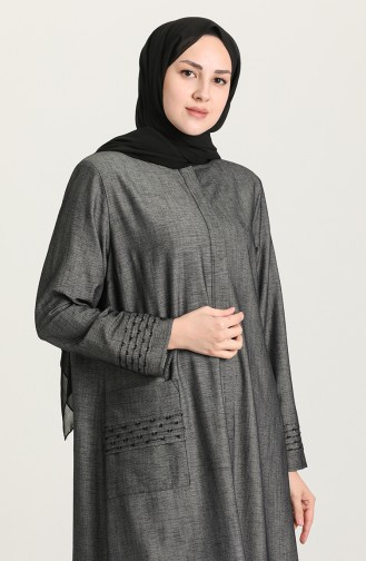 Schwarz Abayas 0461-02