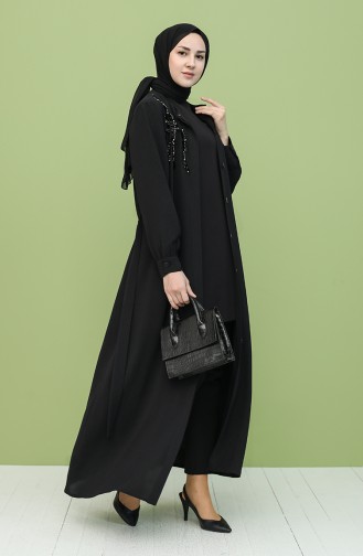 Black Abaya 6002-01