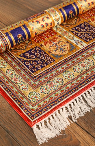 Brick Red Prayer Rug 1011-01