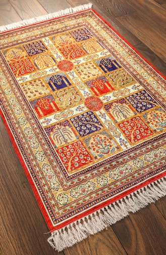 Brick Red Prayer Rug 1011-01