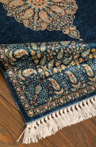 Navy Blue Prayer Rug 1007-02