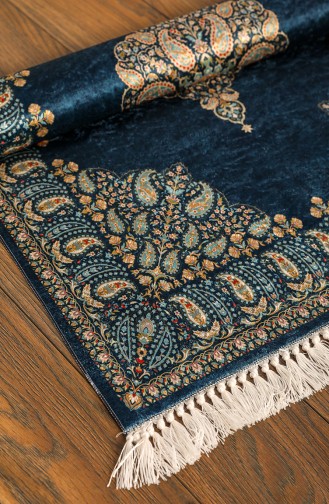 Navy Blue Prayer Rug 1007-02