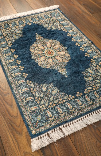 Navy Blue Praying Carpet 1007-02