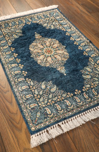 Navy Blue Prayer Rug 1007-02