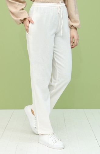 Pantalon Crème 14001-03
