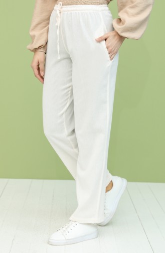 Pantalon Crème 14001-03