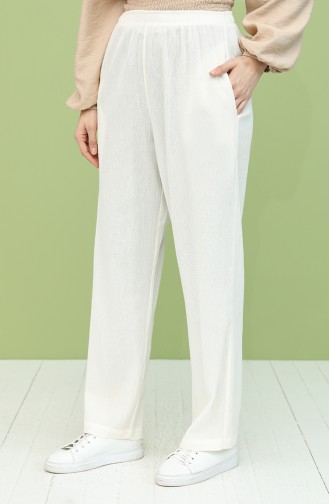 Pantalon Crème 14007-07