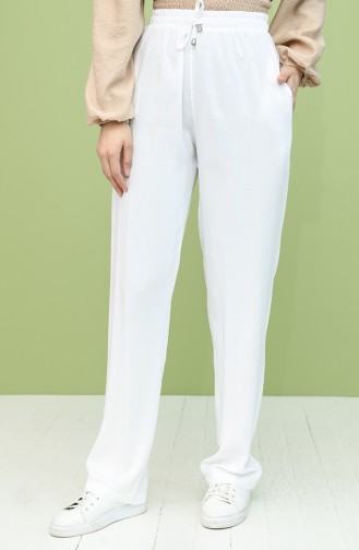 Pantalon Blanc 0158-06