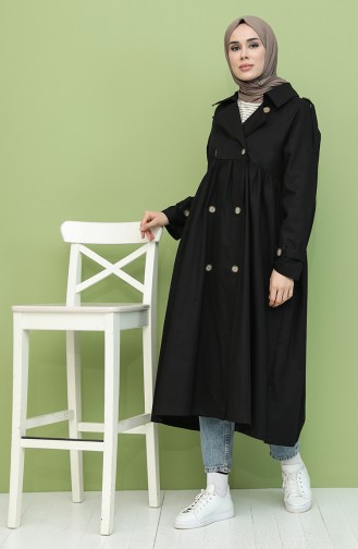 Black Trench Coats Models 8315-01
