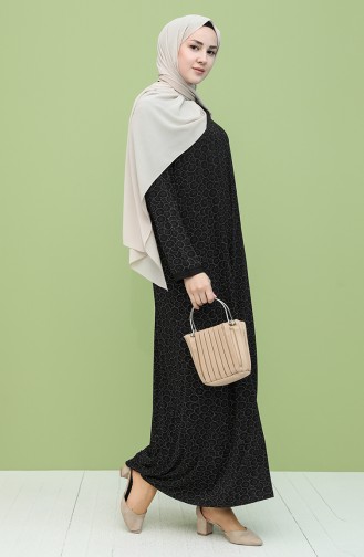 Plum Hijab Dress 4552A-01