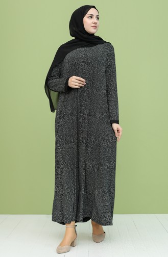 Robe Hijab Noir 4552C-03