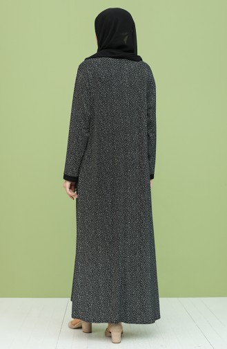 Robe Hijab Noir 4552C-03