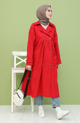 Red Trench Coats Models 8315-02