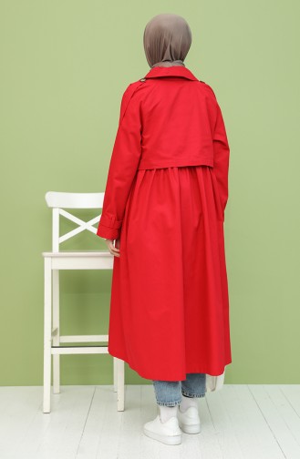 Red Trench Coats Models 8315-02