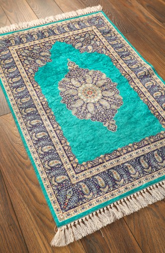 Turquoise Praying Carpet 1010-01