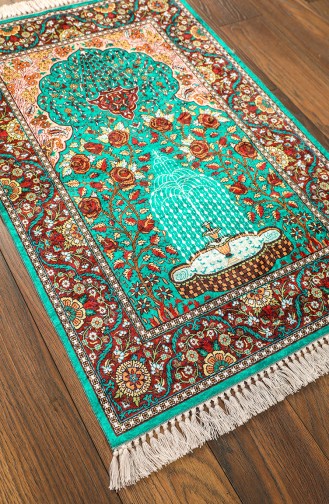 Green Prayer Rug 1004-02