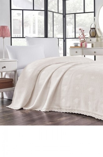 Ensemble de Couverture Ecru 3529373797210