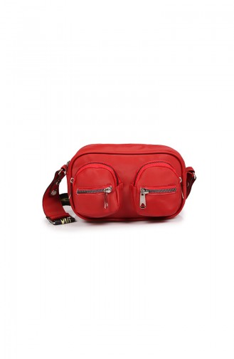 Rot Schultertasche 46Z-06