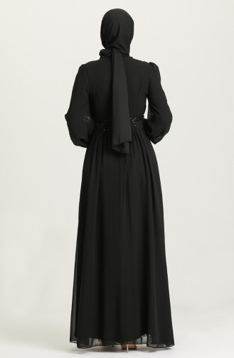 Habillé Hijab Noir 5408-02