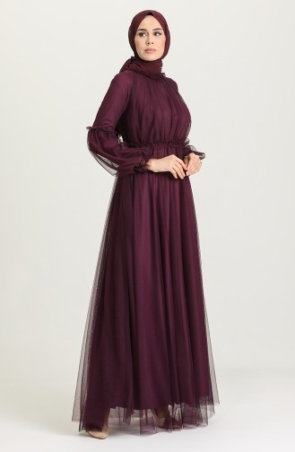 Habillé Hijab Plum 5474-01