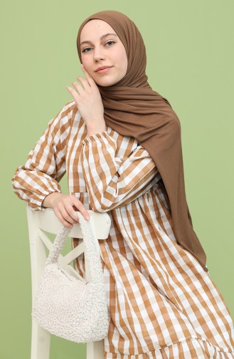 Robe Hijab Tabac 21Y8223-01