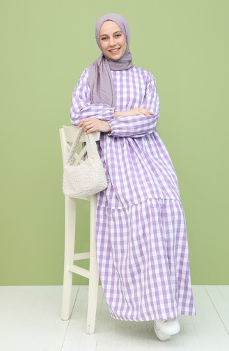 Violet Hijab Dress 21Y8223-06