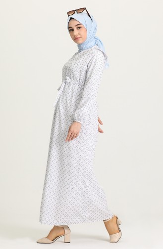 Robe Hijab Blanc 21Y8322-11