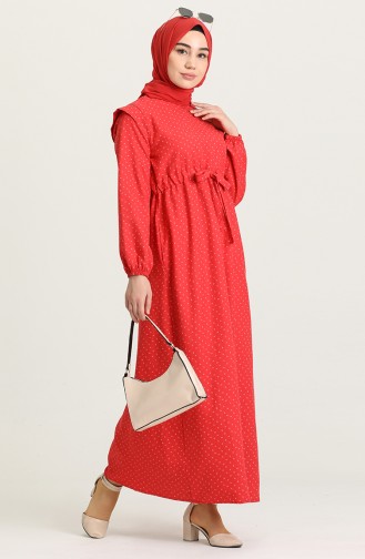 Red İslamitische Jurk 21Y8322A-03