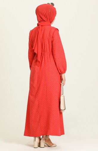 Red İslamitische Jurk 21Y8322A-03