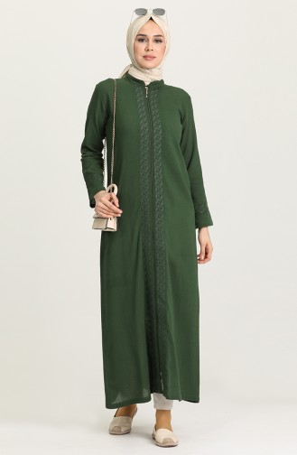 Dark Green Abaya 22207-05