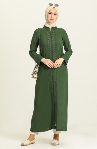 Dark Green Abaya 22207-05