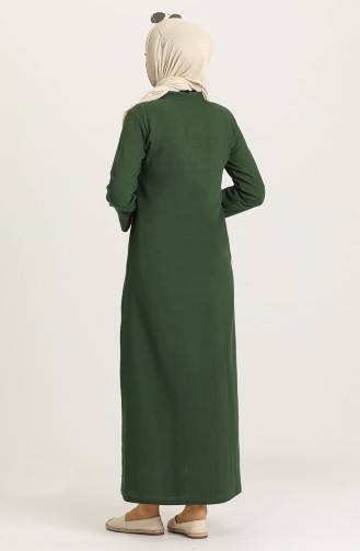 Dark Green Abaya 22207-05