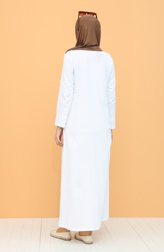 Abayas Blanc 22207-06