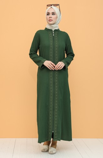 Dunkelgrün Abayas 42204-02