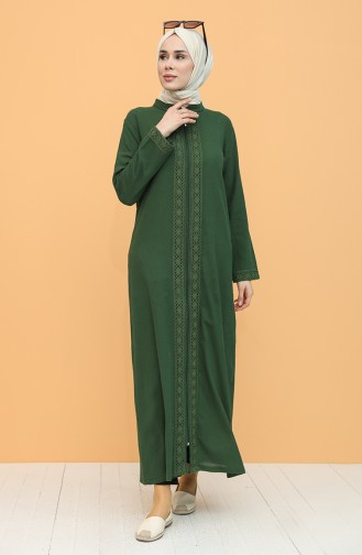 Dunkelgrün Abayas 42204-02