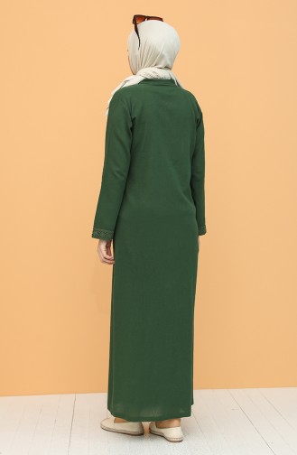 Dark Green Abaya 42204-02