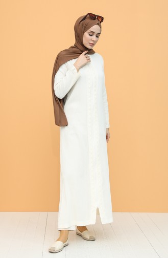 Cream Abaya 42204-08