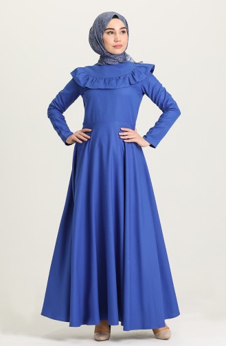 Robe Hijab Blue roi 7280-03