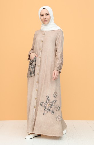 Mink Hijab Dress 92207-01