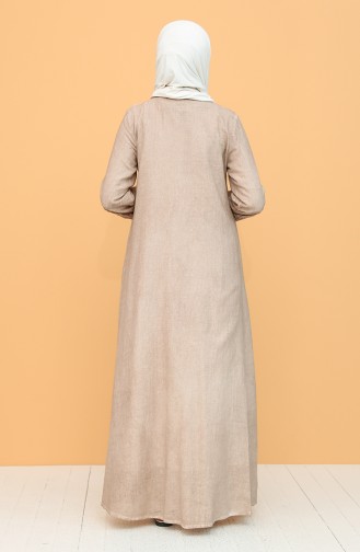 Mink Hijab Dress 92207-01