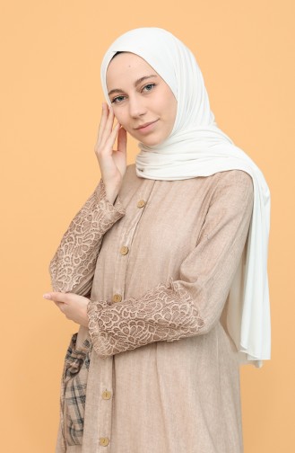 Mink Hijab Dress 92207-01