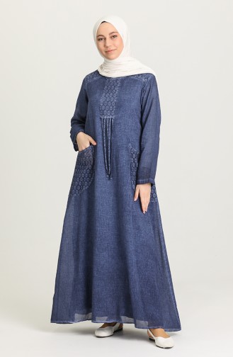 Indigo Hijab Kleider 92211-01