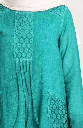 Green Hijab Dress 92211-02