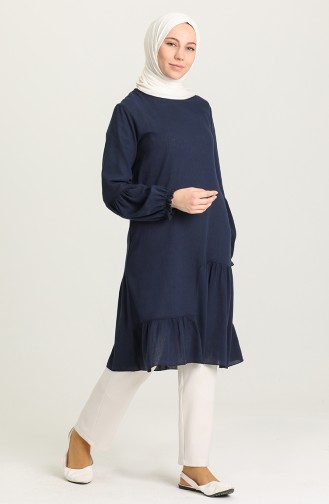 Navy Blue Tuniek 12202-01