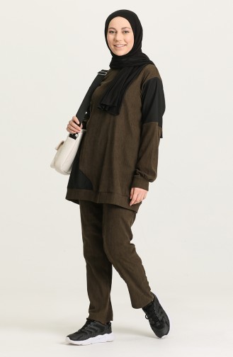 Khaki Jogginganzüge 15020-03