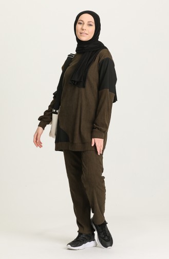 Khaki Jogginganzüge 15020-03